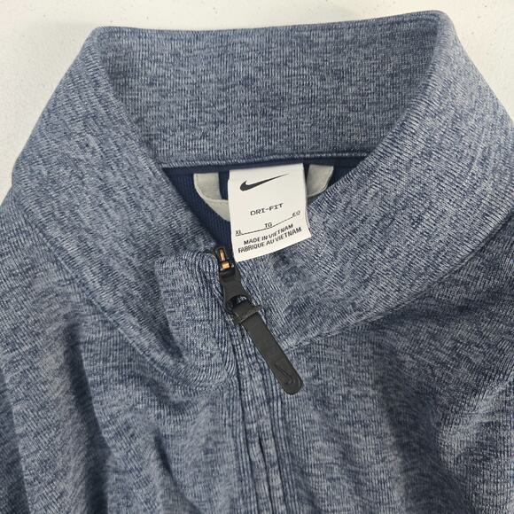 Lot of 2 Nike dri fit player half-zip golf pullover gray blue XL mens DH0986 - Picture 6 of 15